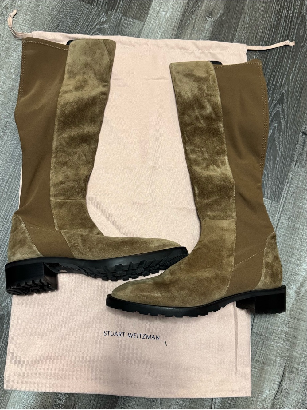 Stuart Weitzman brown Over-the-Knee Boots